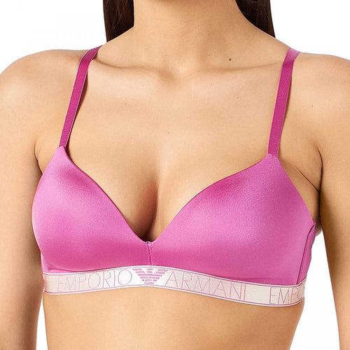 Ikonischer gepolsterter Triangel-BH aus Mikrofaser, Azalee