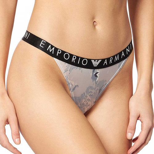 Visibility Brazilian Brief, Birds / Powder Pink Print