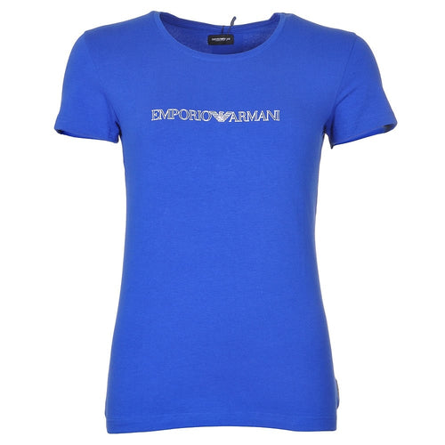 Visibility Stretch Cotton Crew Neck T-Shirt, Electric Blue