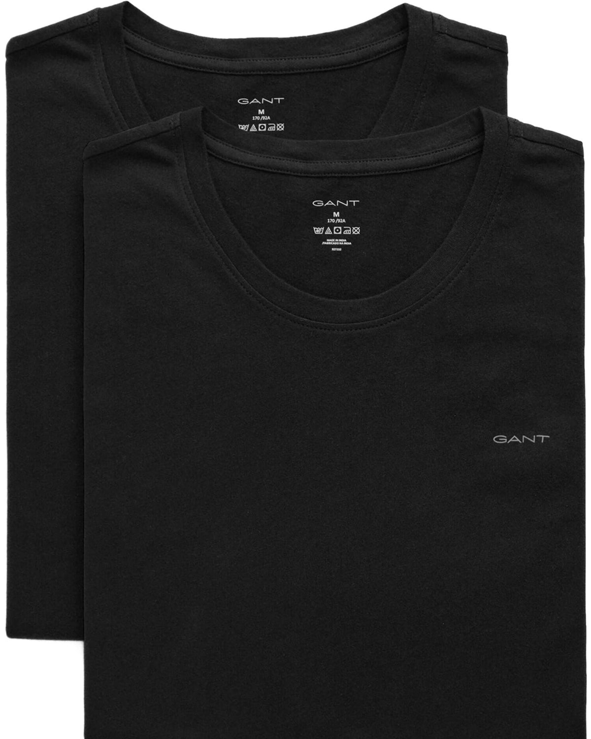 GantT-Shirts 2 - pack2 - Pack Crew - Neck T-Shirts, BlackBoxers - and - Briefs.net