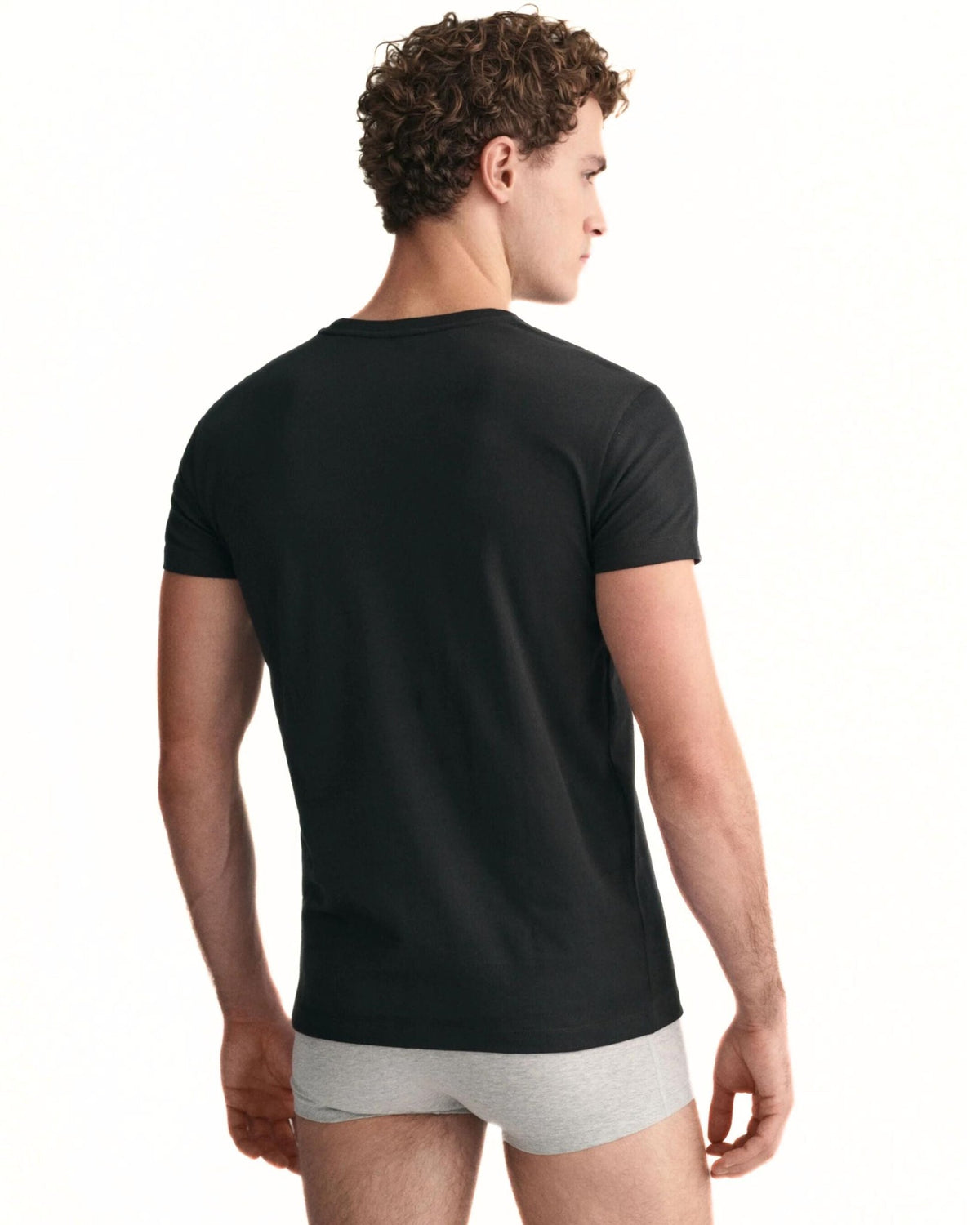 GantT-Shirts 2 - pack2 - Pack Crew - Neck T-Shirts, BlackBoxers - and - Briefs.net