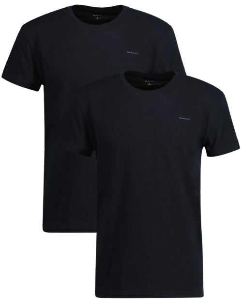 GantT-Shirts 2 - pack2 - Pack Crew - Neck T-Shirts, BlackBoxers - and - Briefs.net