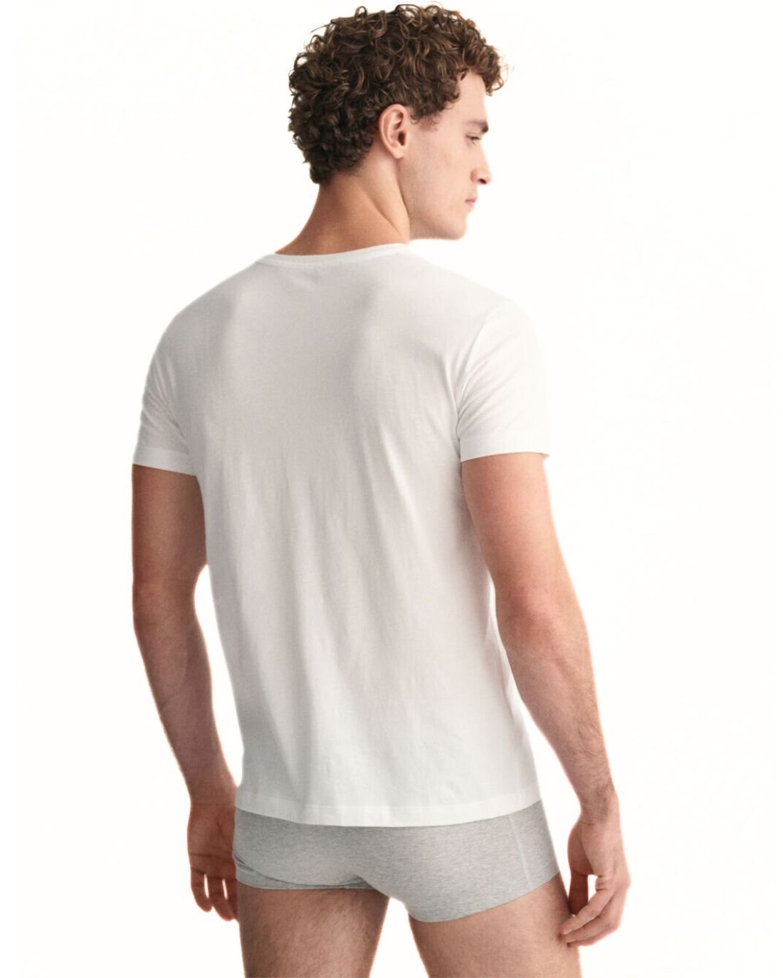 GantT-Shirts 2 - pack2 - Pack Crew - Neck T-Shirts, WhiteBoxers - and - Briefs.net