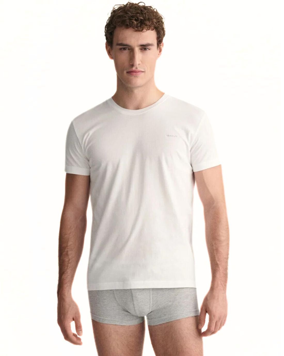 GantT-Shirts 2 - pack2 - Pack Crew - Neck T-Shirts, WhiteBoxers - and - Briefs.net