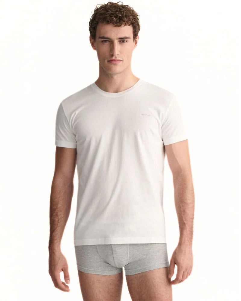 GantT-Shirts 2 - pack2 - Pack Crew - Neck T-Shirts, WhiteBoxers - and - Briefs.net