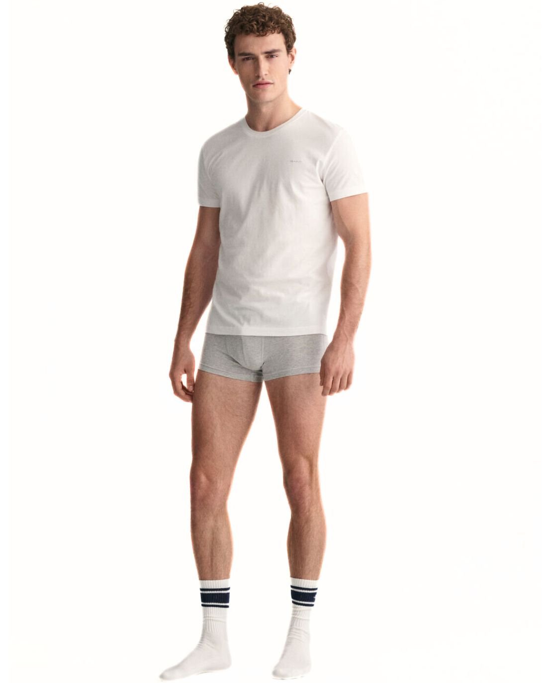 GantT-Shirts 2 - pack2 - Pack Crew - Neck T-Shirts, WhiteBoxers - and - Briefs.net