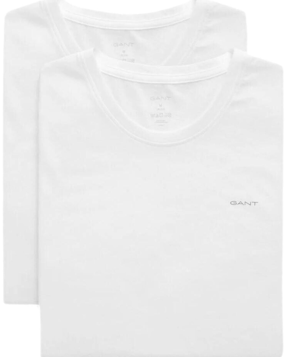 GantT-Shirts 2 - pack2 - Pack Crew - Neck T-Shirts, WhiteBoxers - and - Briefs.net