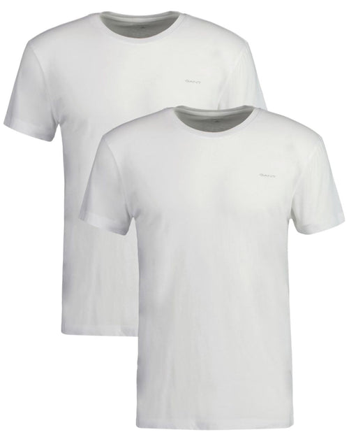 GantT-Shirts 2 - pack2 - Pack Crew - Neck T-Shirts, WhiteBoxers - and - Briefs.net