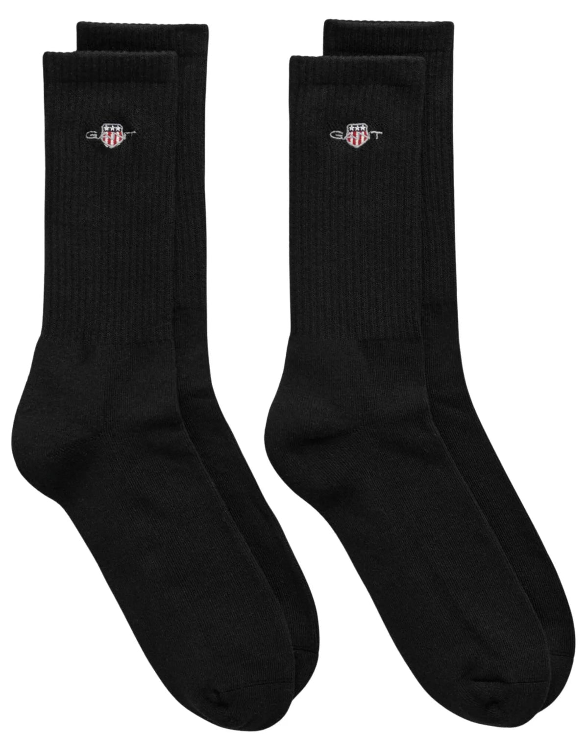 GantSocks 2 - pack2 - Pack Shield Logo Sports Socks, BlackBoxers & Briefs