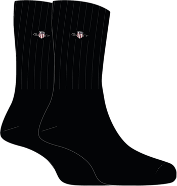 GantSocks 2 - pack2 - Pack Shield Logo Sports Socks, BlackBoxers & Briefs