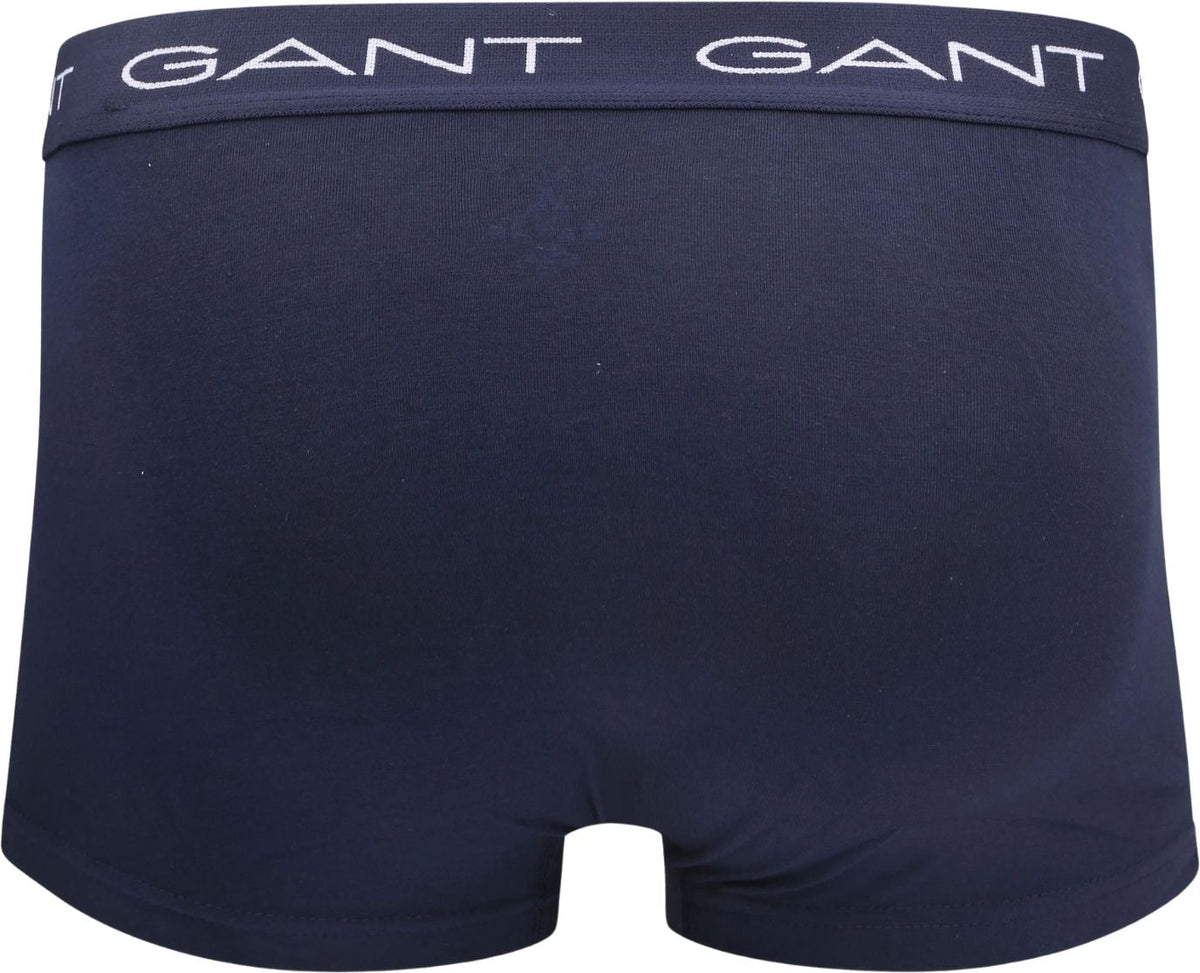 GantTrunks 3 - pack3 - Pack Classic Logo Boxer Trunks, NavyBoxers - and - Briefs.net