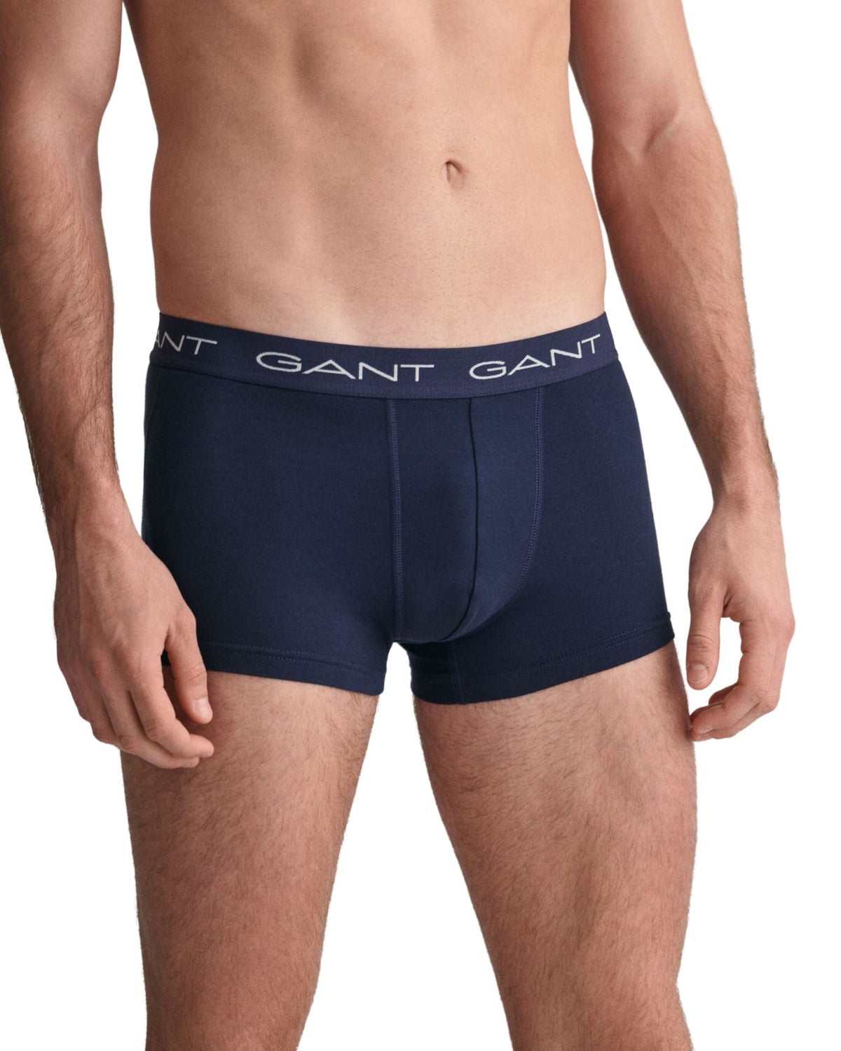 GantTrunks 3 - pack3 - Pack Classic Logo Boxer Trunks, NavyBoxers - and - Briefs.net