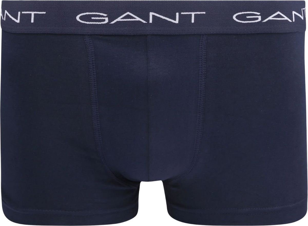 GantTrunks 3 - pack3 - Pack Classic Logo Boxer Trunks, NavyBoxers - and - Briefs.net