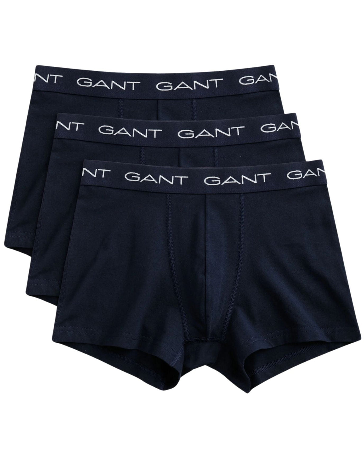 GantTrunks 3 - pack3 - Pack Classic Logo Boxer Trunks, NavyBoxers - and - Briefs.net