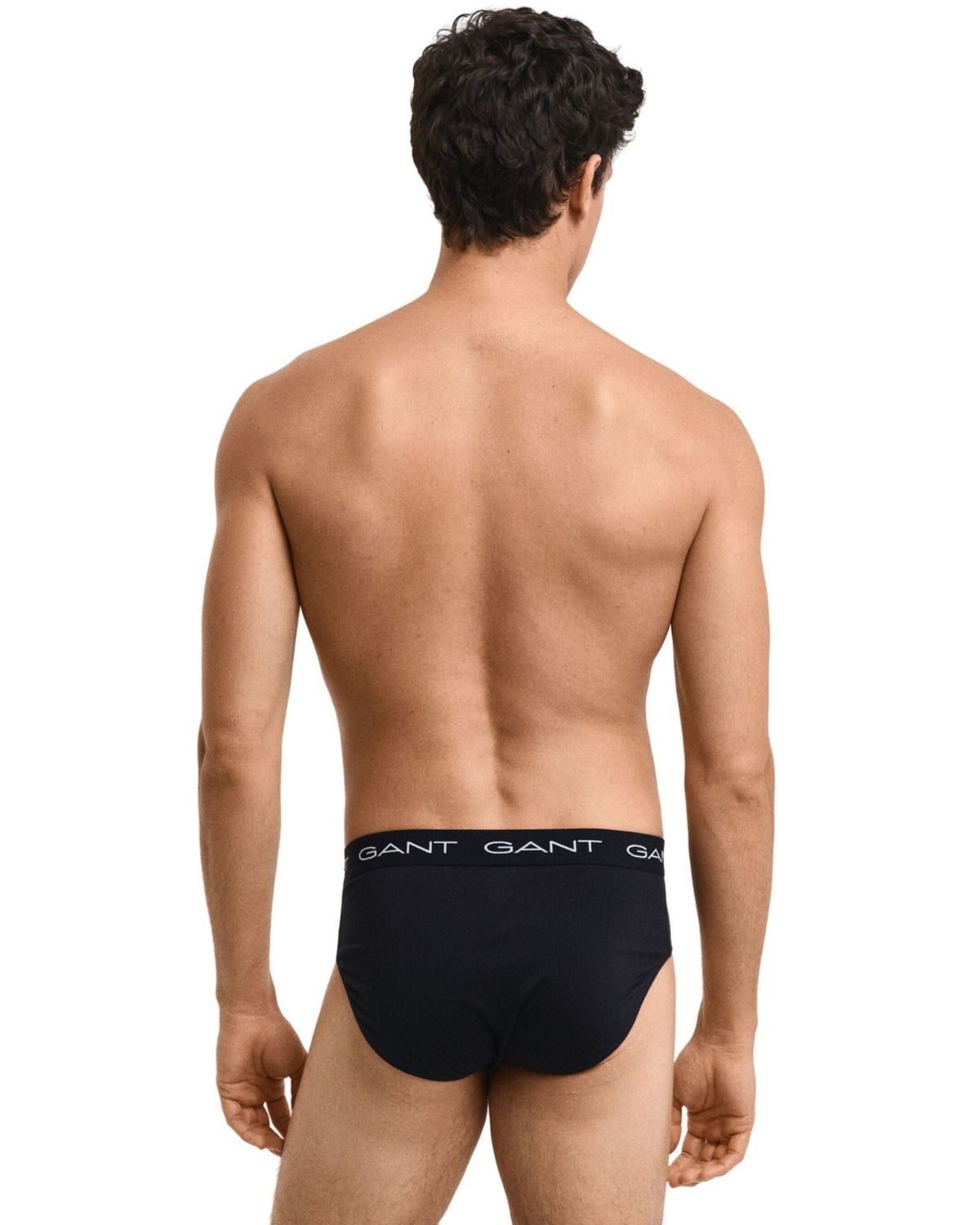 GantBriefs 3 - pack3 - Pack Classic Logo Men's Briefs, BlackBoxers - and - Briefs.net