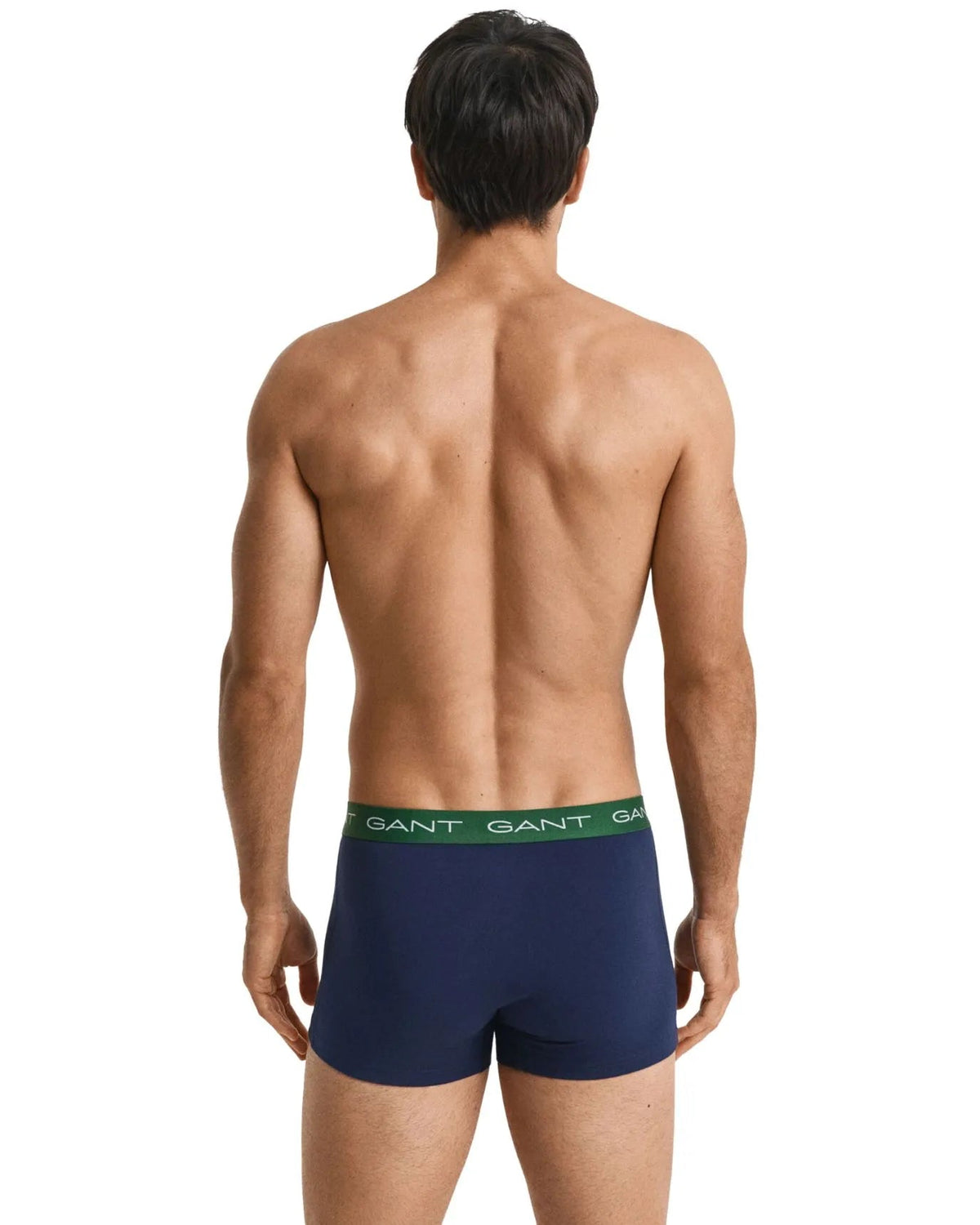 GantTrunks 3 - pack3 - Pack Contrast Waistband Boxer Trunks, Navy w/ blue/green/burgundyBoxers & Briefs