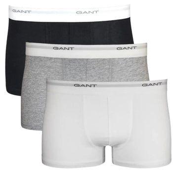 GantTrunks 3 - pack3 - Pack Core Logo Boxer Trunks, Black/White/GreyBoxers & Briefs