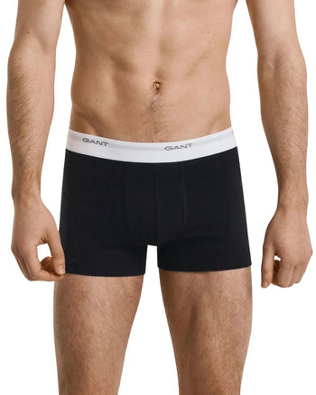 GantTrunks 3 - pack3 - Pack Core Logo Boxer Trunks, Black/White/GreyBoxers & Briefs