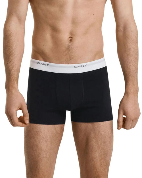 GantTrunks 3 - pack3 - Pack Core Logo Boxer Trunks, Black/White/GreyBoxers & Briefs
