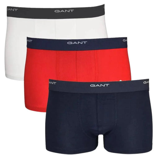 GantTrunks 3 - pack3 - Pack Core Logo Boxer Trunks, Navy/White/RedBoxers & Briefs
