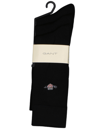 GantSocks 3 - pack3 - Pack Shield Logo Socks, BlackBoxers & Briefs