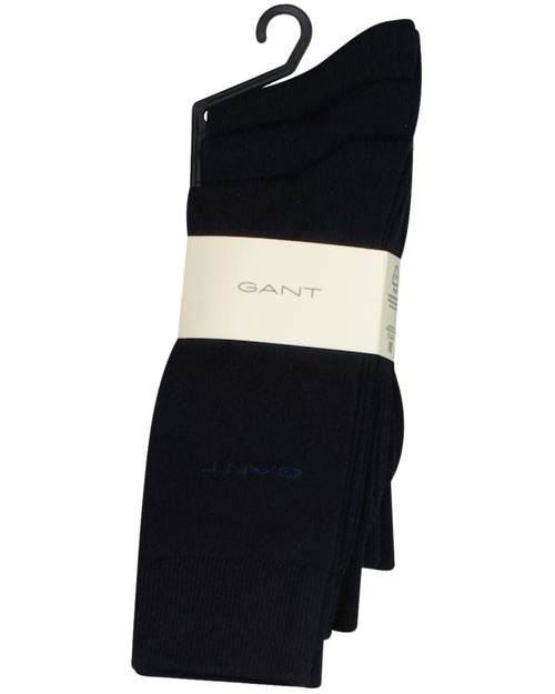 GantSocks 3 - pack3 - Pack Soft Cotton Socks, NavyBoxers - and - Briefs.net