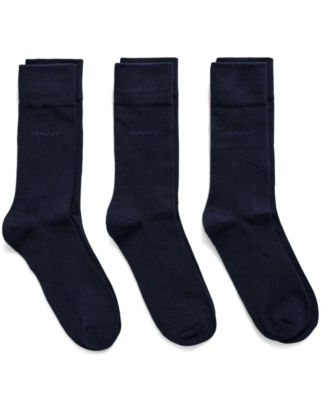 GantSocks 3 - pack3 - Pack Soft Cotton Socks, NavyBoxers - and - Briefs.net