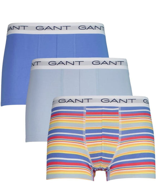GantTrunks 3 - pack3 - Pack Stripe Print Boxer Trunks, Perfect BlueBoxers & Briefs