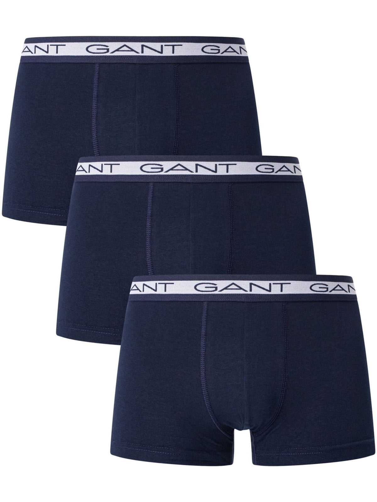 GantTrunks 3 - pack3 - Pack Striped Waistband Boxer Trunks, NavyBoxers - and - Briefs.net