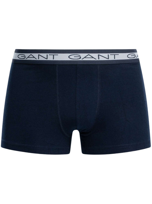 GantTrunks 3 - pack3 - Pack Striped Waistband Boxer Trunks, Navy/White/BurgundyBoxers - and - Briefs.net
