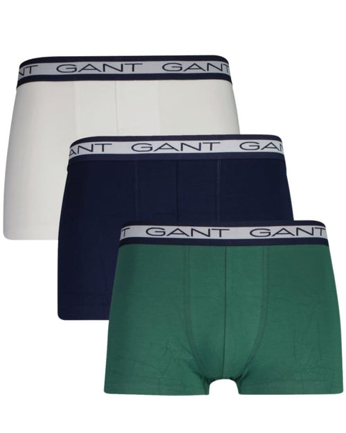 GantTrunks 3 - pack3 - Pack Striped Waistband Boxer Trunks, Navy/White/GreenBoxers - and - Briefs.net