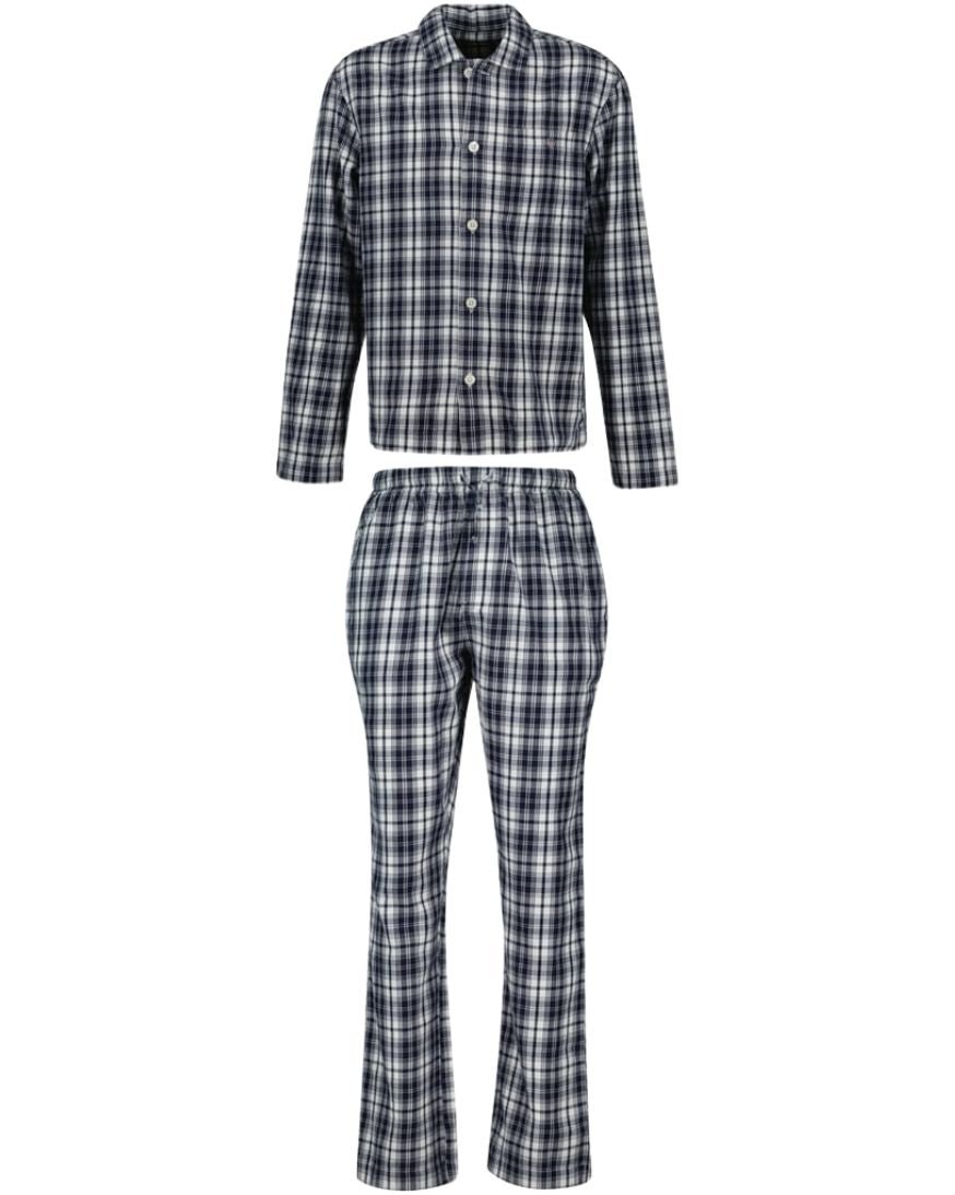 GantPyjama SetPlaid Check Flannel Pyjamas Gift Set, Evening BlueBoxers - and - Briefs.net