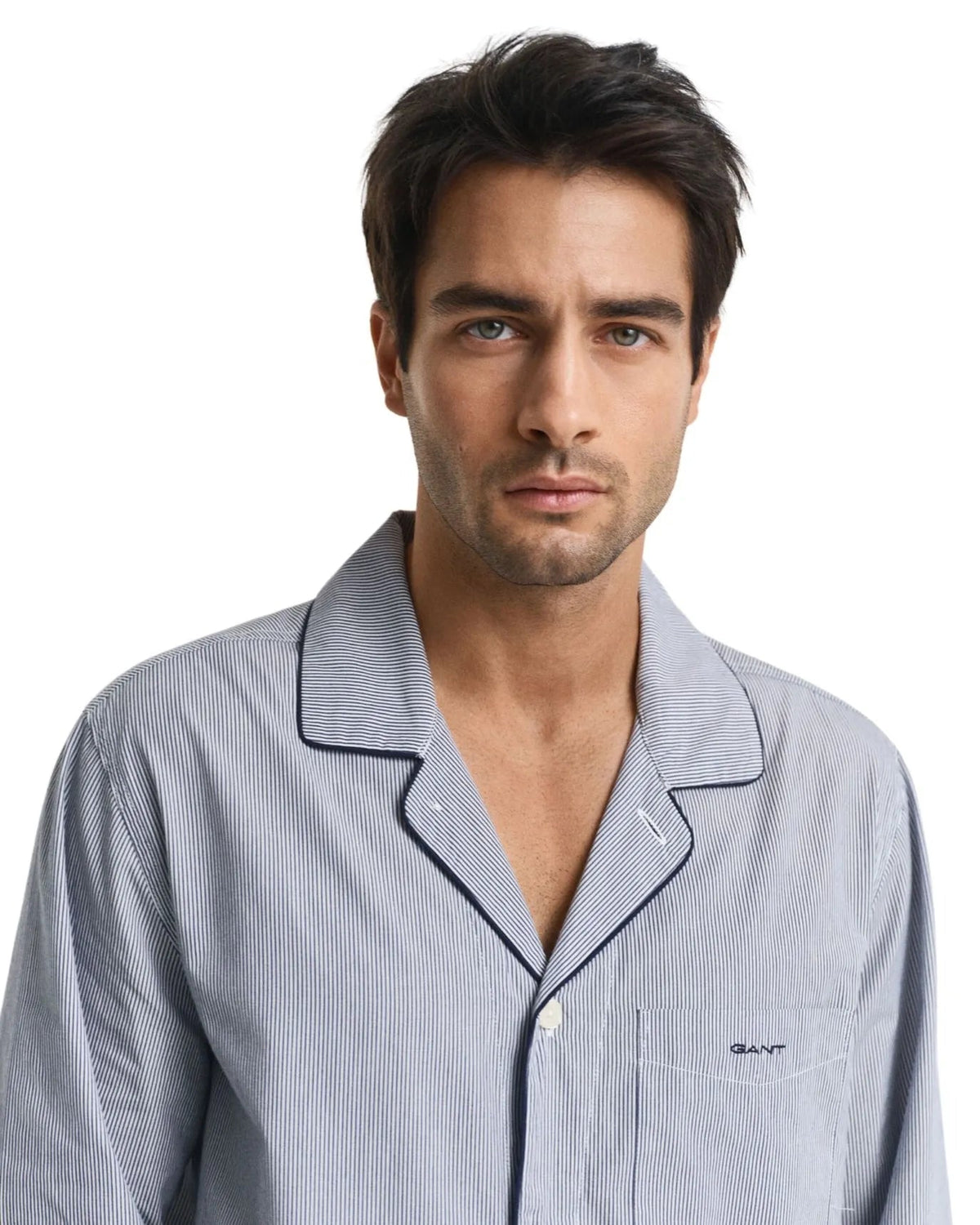 GantPyjama SetStriped Cotton Poplin Pyjamas Gift Set, Persian BlueBoxers & Briefs