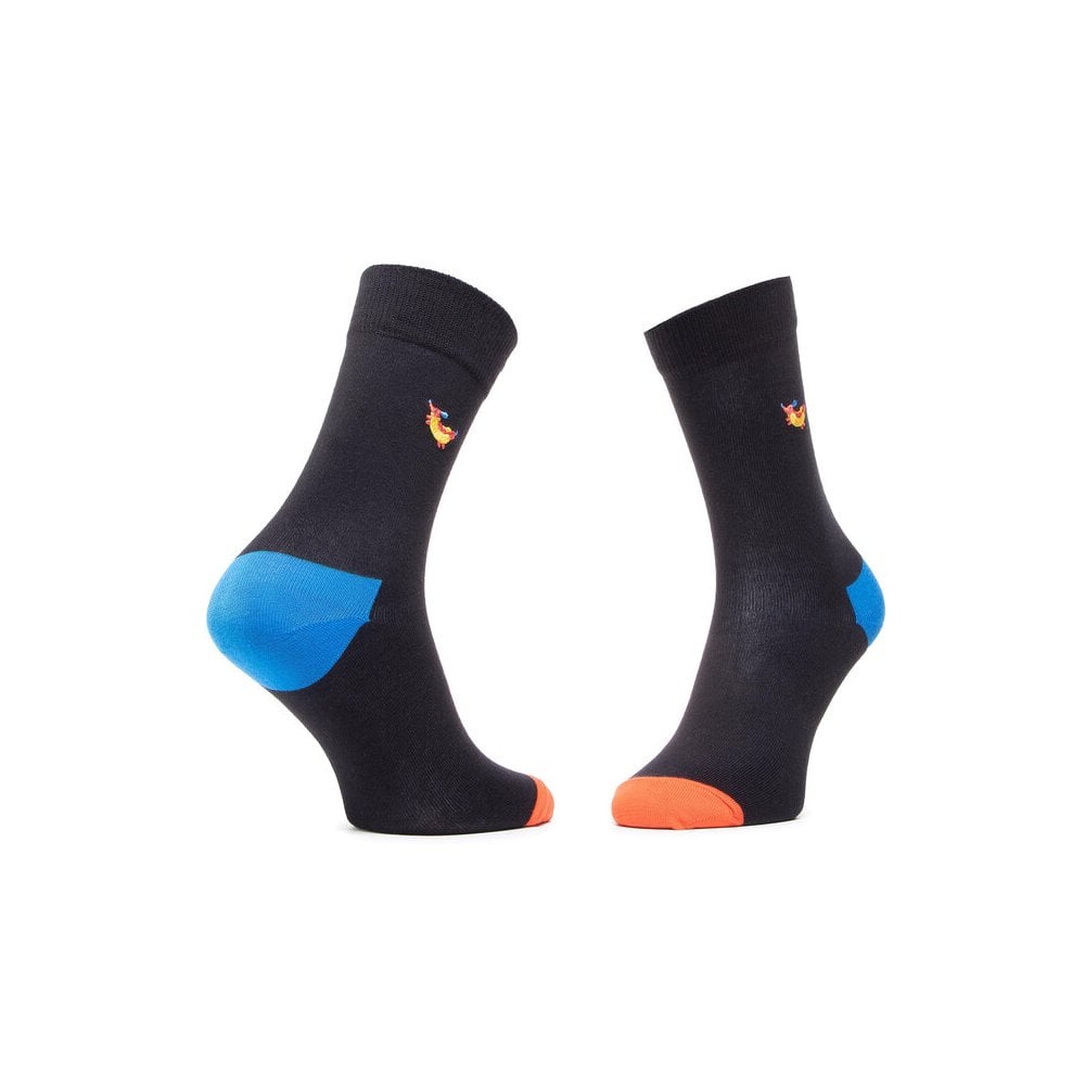 Happy Socks - 2 - Pack Hot Dog Socks Gift Box, Black/Blue - Boxers - and - Briefs.net