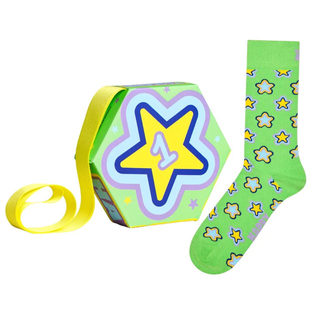 Happy SocksSocks Single1 - Pack Superstar Gift SetBoxers & Briefs