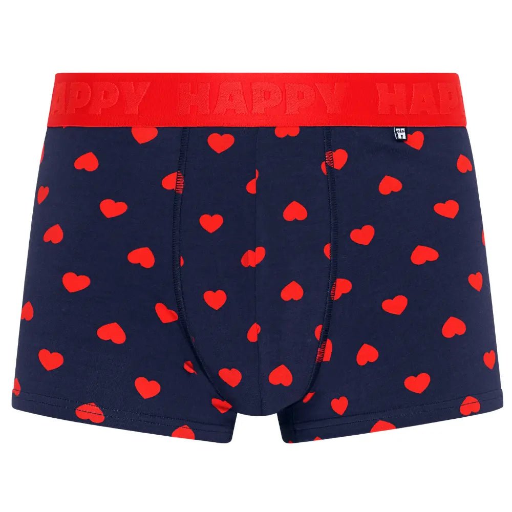 Happy SocksTrunks 2 - pack2 - Pack Love Gift Set, NavyBoxers & Briefs