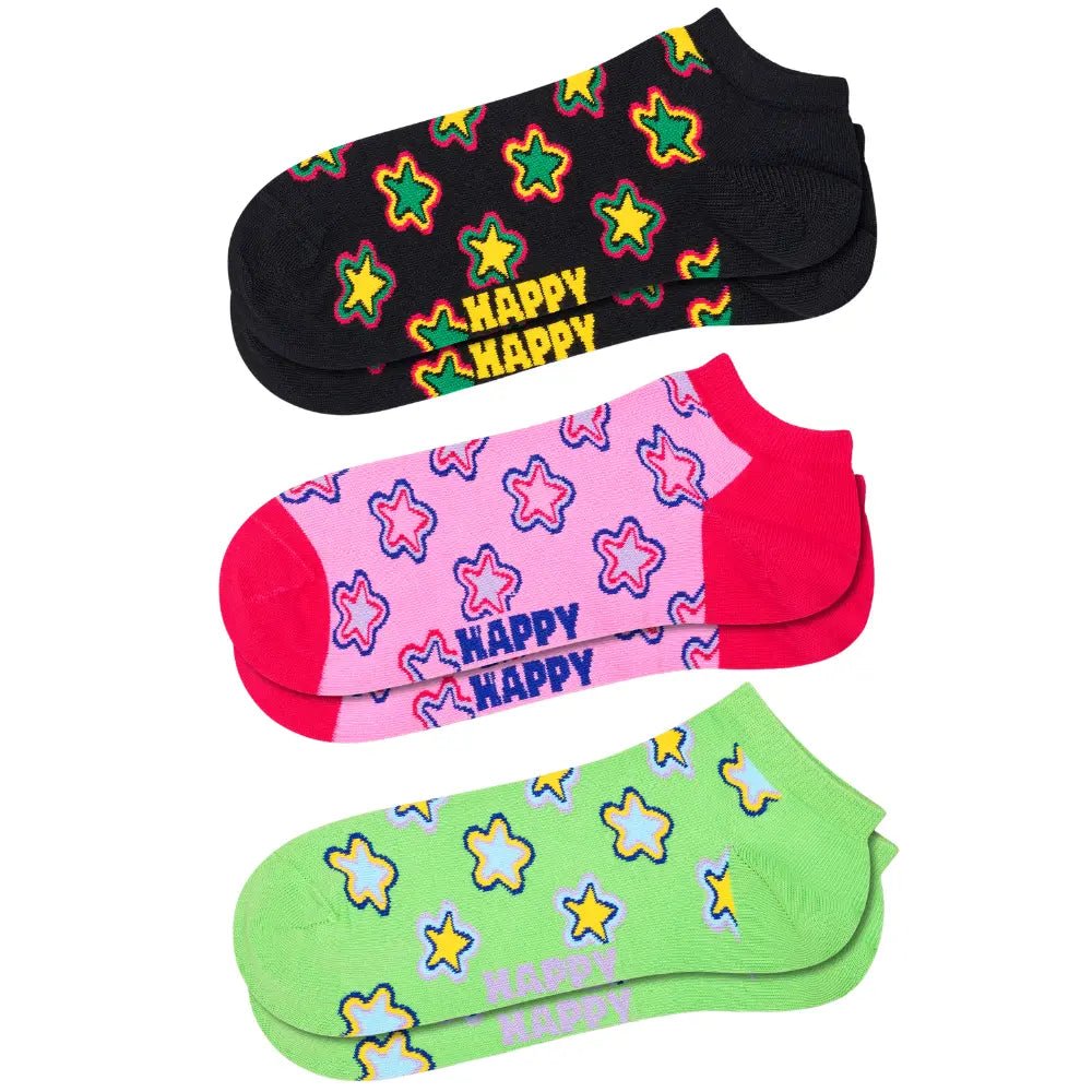 Happy SocksSocks 3 - pack3 - Pack Stars Low SocksBoxers & Briefs