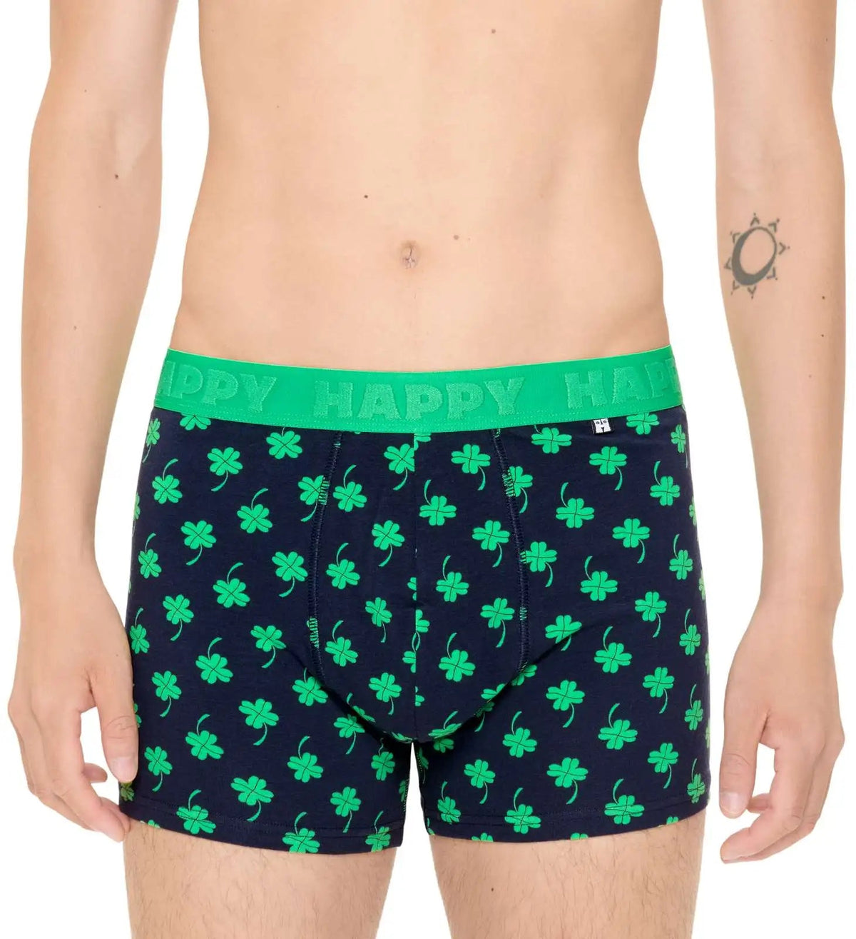 Happy SocksTrunk4 - Leaf Clover Boxer Trunk, NavyBoxers & Briefs