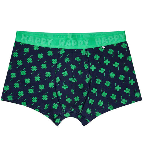 Happy SocksTrunk4 - Leaf Clover Boxer Trunk, NavyBoxers & Briefs