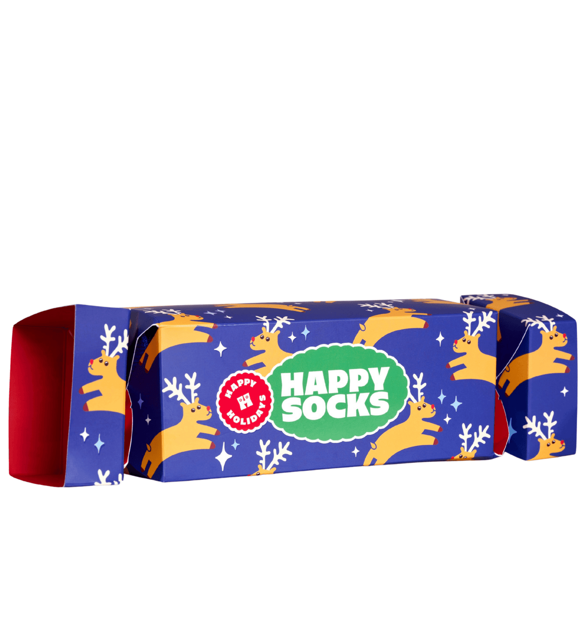 Happy SocksSocks 4 - pack4 - Pack Christmas Crackers Socks Gift Box, Red/white/blueBoxers & Briefs