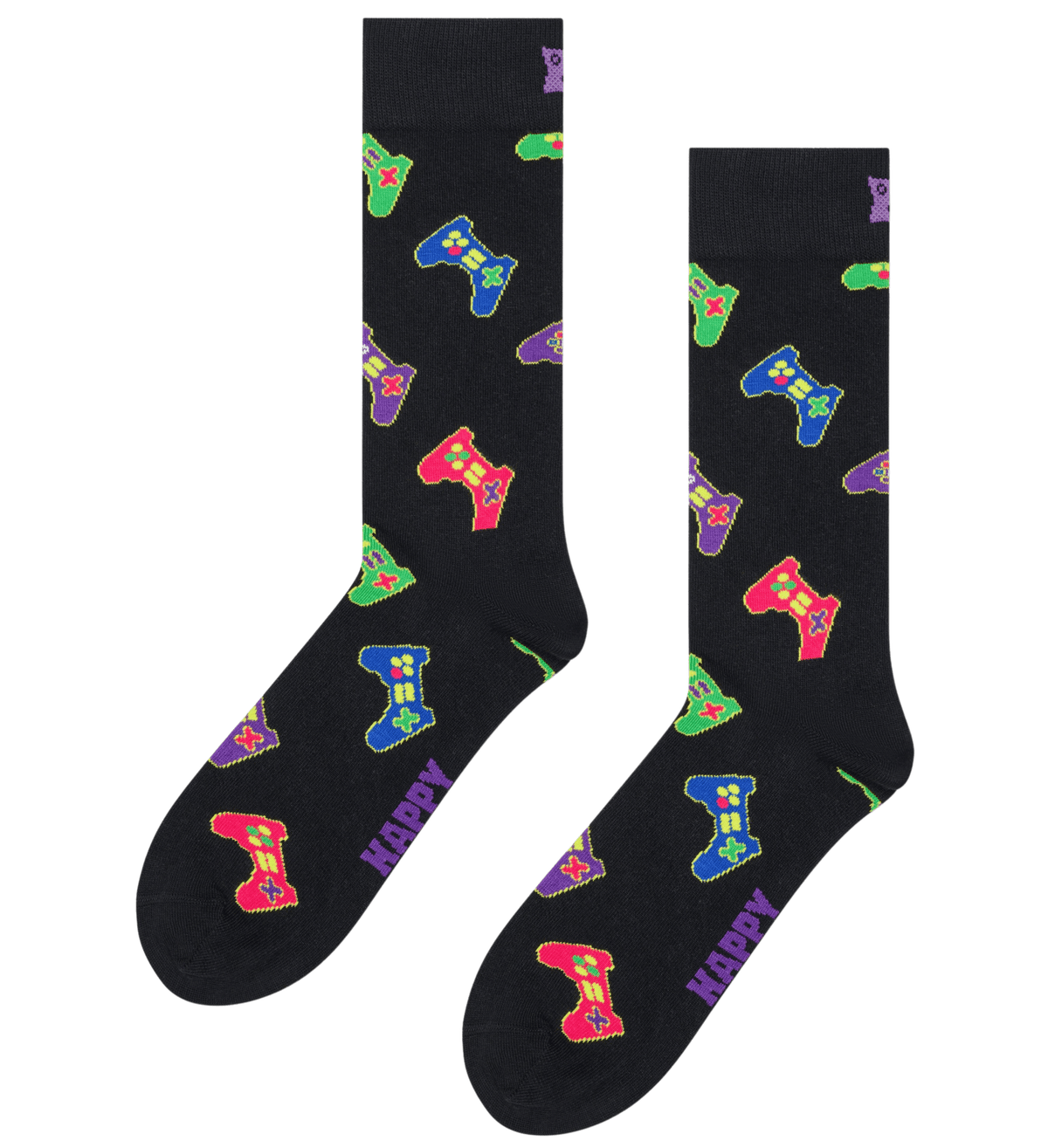 Happy SocksSocks 4 - pack4 - Pack Gamer Socks Gift Box, BlackBoxers & Briefs