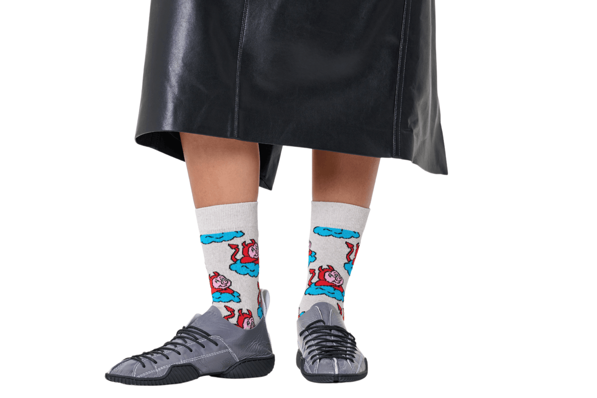 Happy SocksSocks SingleBad Pig Socks, GreyBoxers & Briefs