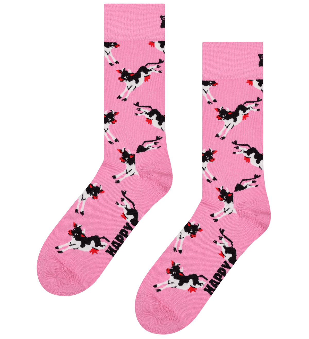 Happy SocksSocks SingleCow Socks, PinkBoxers & Briefs