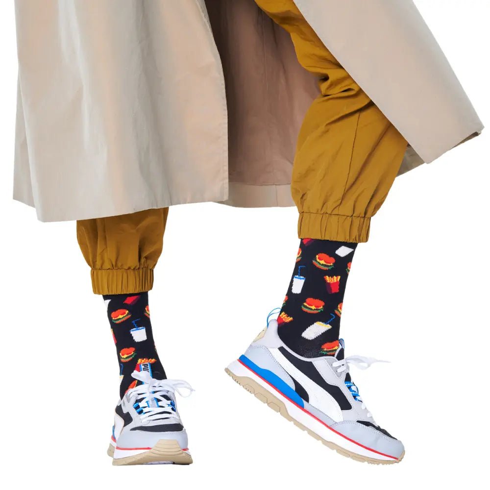 Happy SocksSocks SingleHamburger SockBoxers & Briefs