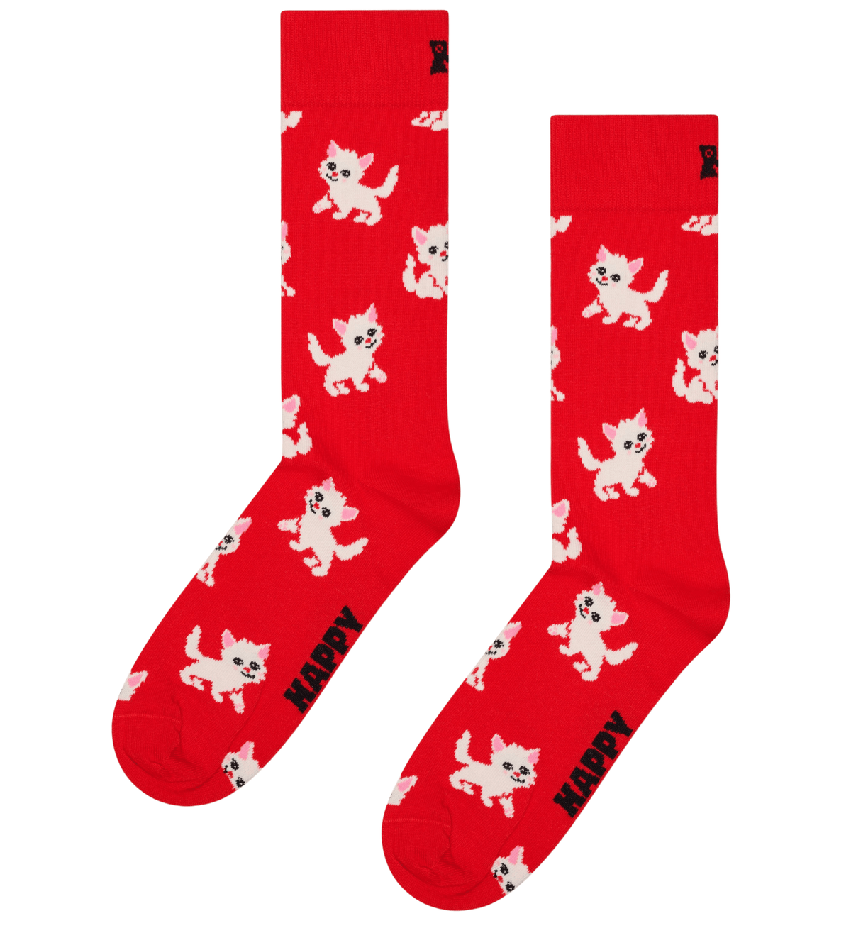 Happy SocksSocks SingleKitten Socks, RedBoxers & Briefs