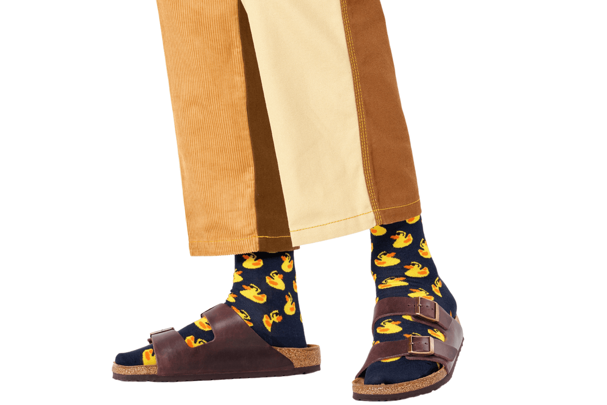 Happy SocksSocks SingleRubber Duck Socks, NavyBoxers & Briefs
