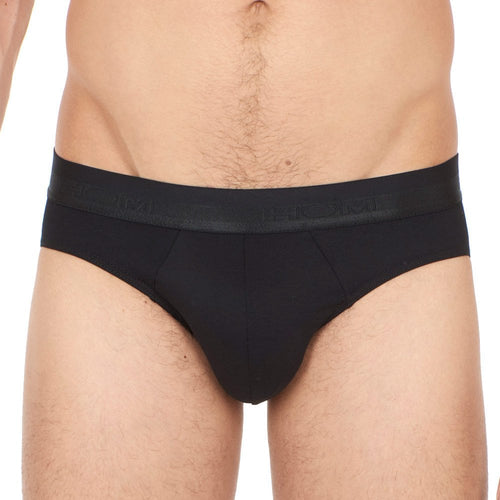 Classic Cotton Modal Mini Brief, Black