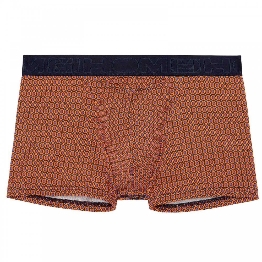 HOM - HO1 Nikki Cotton Modal Boxer Brief, Orange Print - Boxers - and - Briefs.net