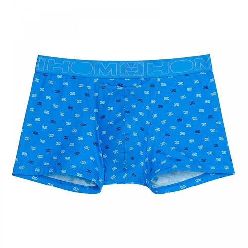 Boxer HO1 Vauban en coton et modal, imprimé bleu