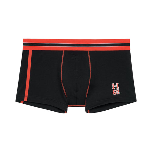Boxer Run Sports contrasté, noir/rouge